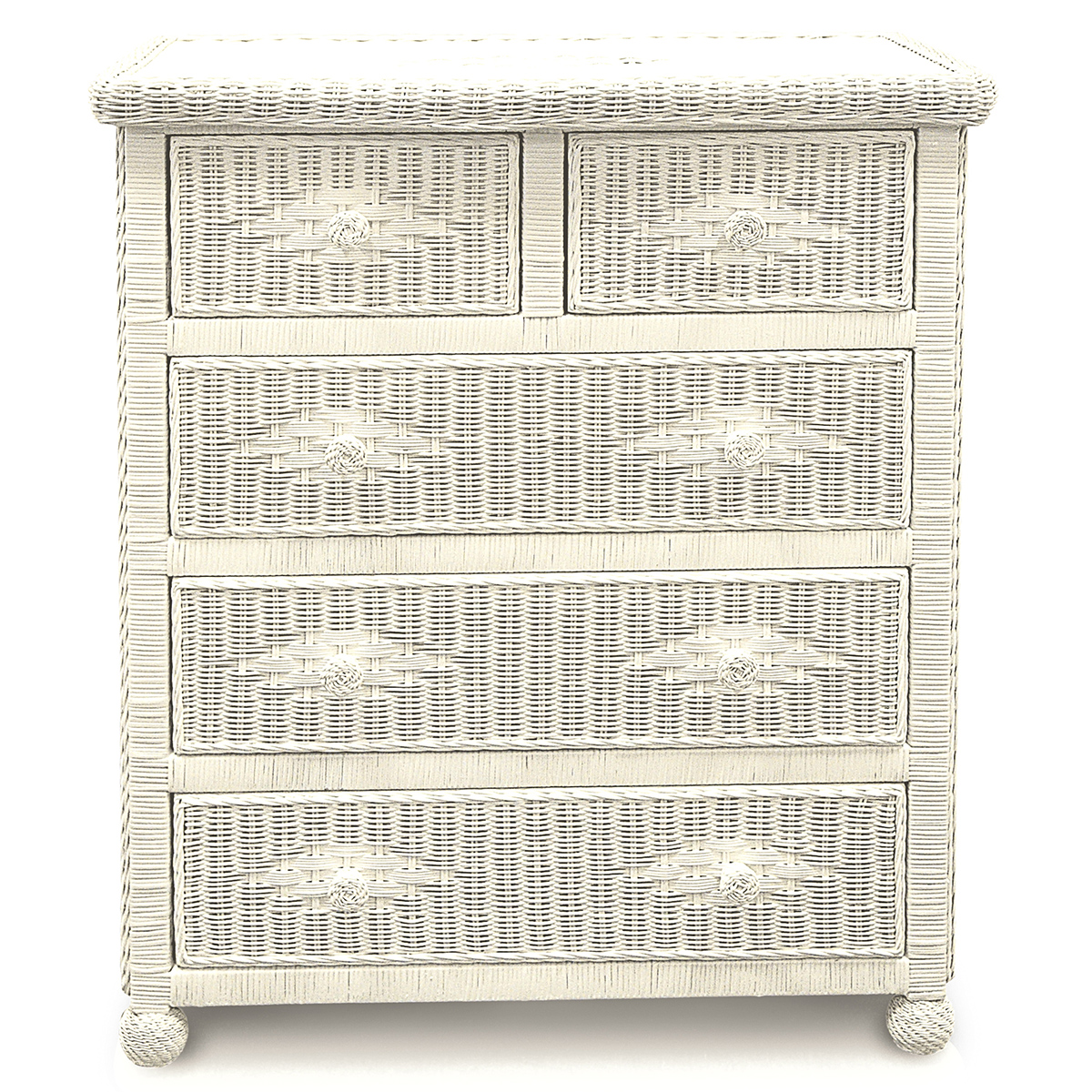 Bombay5DrawerDresser_White